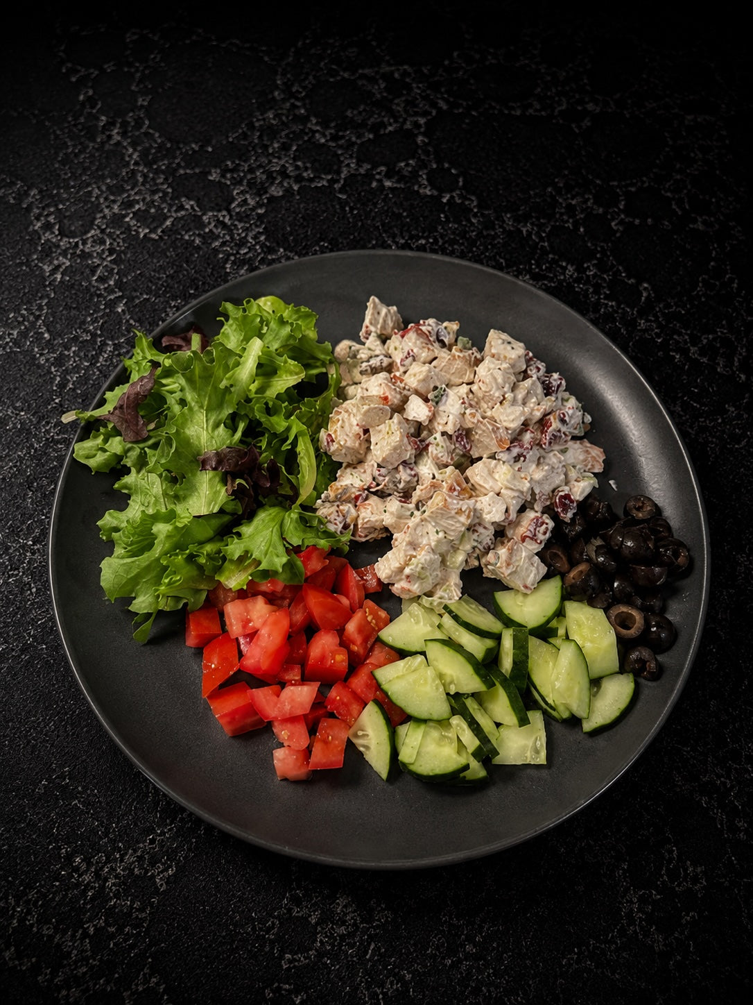 Mediterranean Chicken Salad Bowl