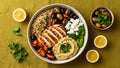 Mediterranean Cilantro Chicken Salad
